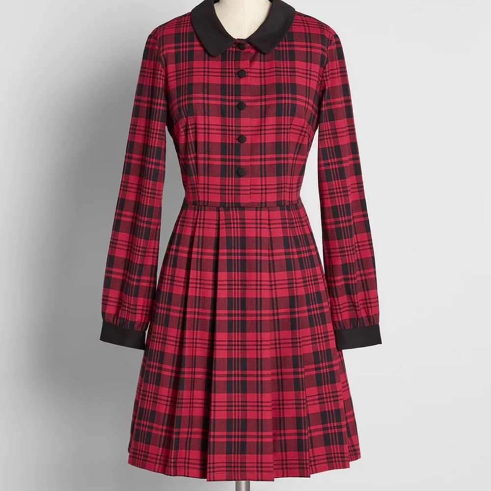 Dangerfield Plaid Dress